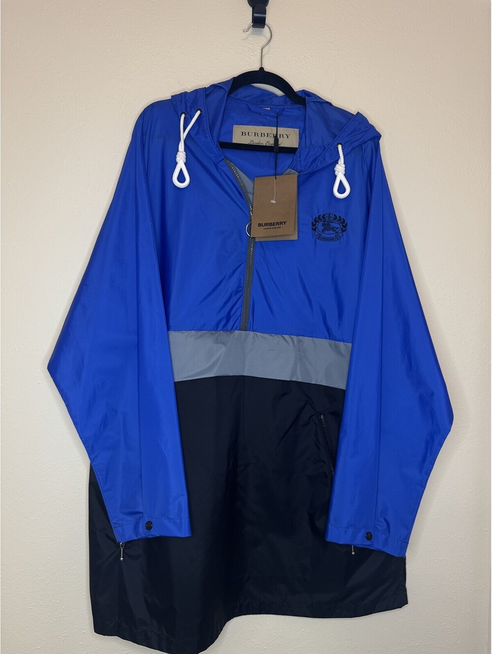 Burberry Jacket Blue/Black Size 54
